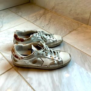 Golden goose superstar size 8